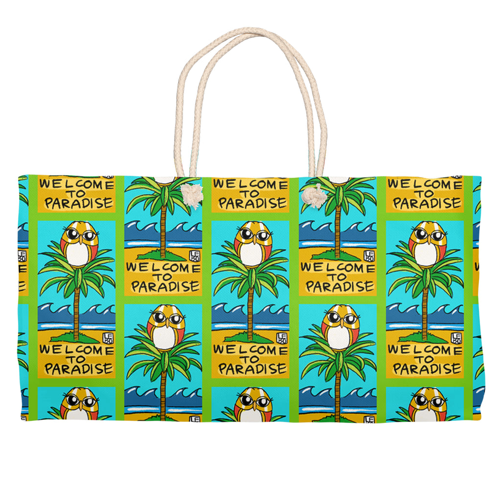 Welcome to Paradise - Lebo Beach Tote